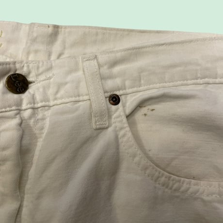[USED]Lee White cottonパンツ