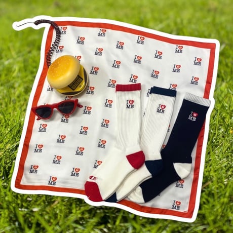 [I&ME] I♡ME  Logo Socks
