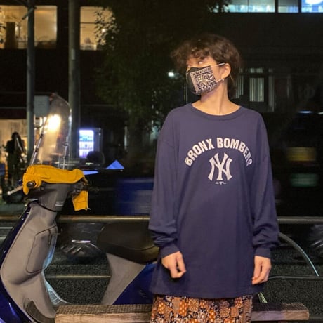 [USED] ヤンキースロゴロンTee
