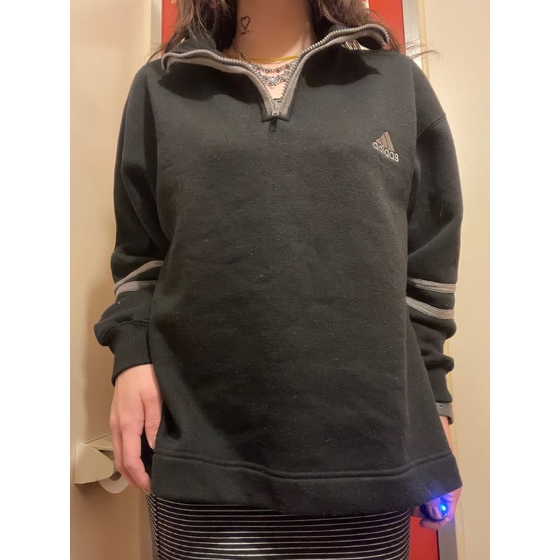 USED] ”adidas”ハーフジップスエット | garden730