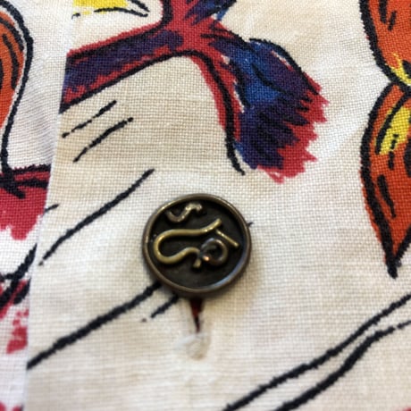 [USED] MEXICO魚柄オープンカラーシャツ