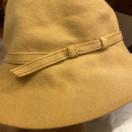 [USED] キャメルフェルトHAT♡