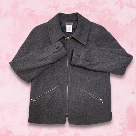 agnès b. short wool JKT