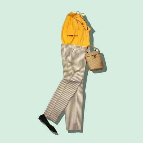 [USED]  Yellow モックネックTee  💛