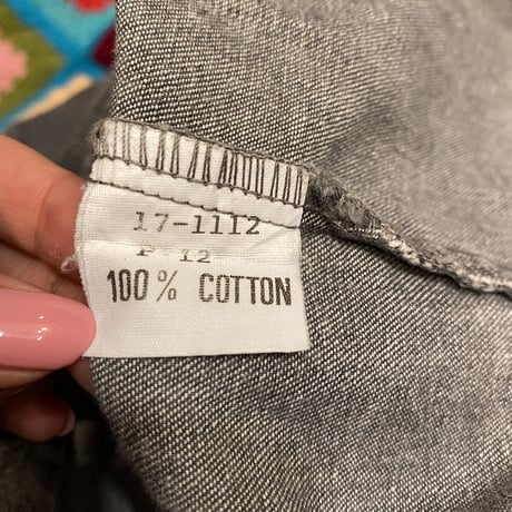 [USED] Wrangler COTTON DENIM SHIRT！