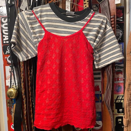 [USED] RED タイト レース  キャミ♡💄👠