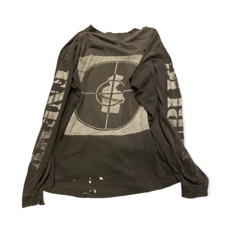 [USED] vintage "PUBLIC ENEMY" ロンTee