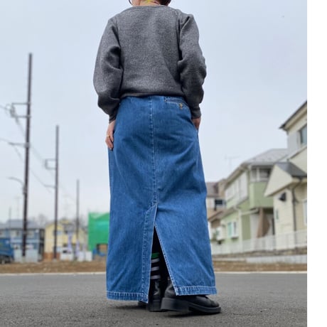[USED] "Eddie Bauer" LONG デニムスカート