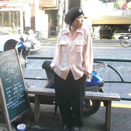 [USED] vintage  レーヨンシャツ