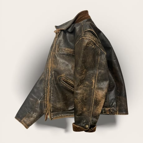 [USED] OLD "GUESS" Leather JKT