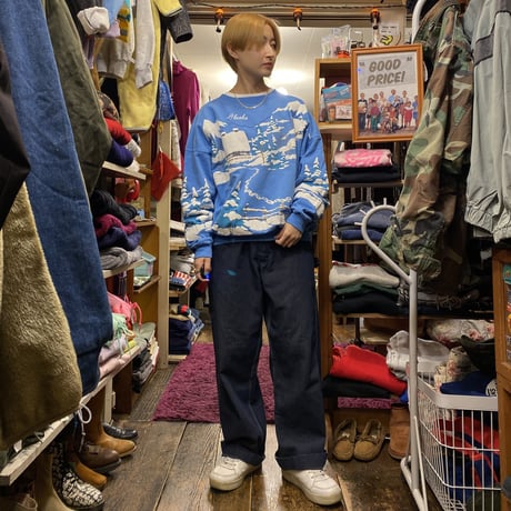 [USED] made in U.S.A. GOODプリントSWEAT ⛄️
