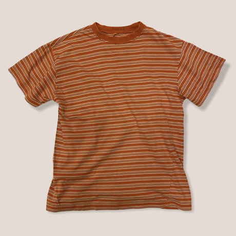 [USED] ORANGE ボーダーTee🧡