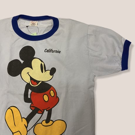 [USED] made in U.S.A. Mickey トリムTee💙