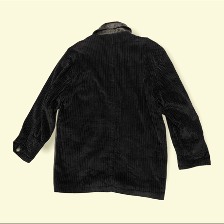 [USED] LEATHER×CORDUROY♡ LONG JKT