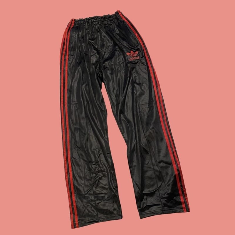 ✅adidas アディダス B&Y別注 サテン トラック ジャージパンツ 古着 ✓adidas アディダス B&Y別注 サテン トラック ジャージパンツ 古着