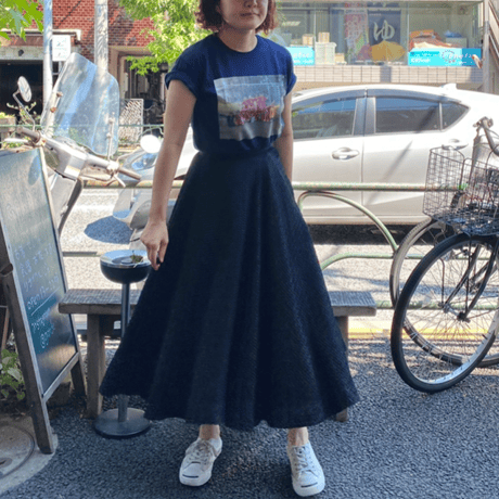 [USED] BLACK サーキュラースカート