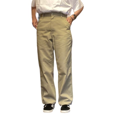 [USED] Carhartt simple pants-beige