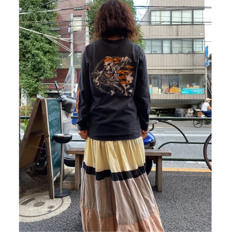 [USED] NO FEAR 両袖プリントロン T