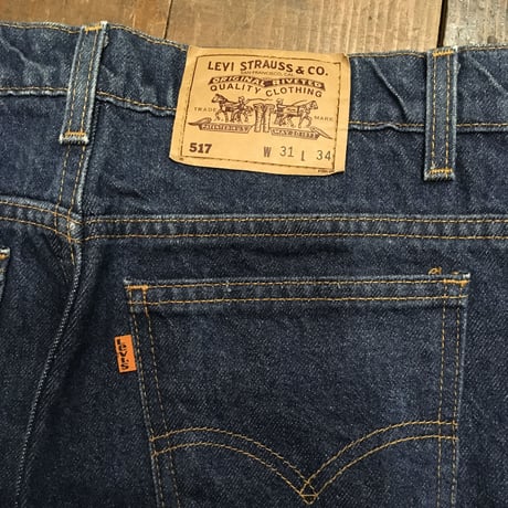 [USED] Levis517 濃紺フレア