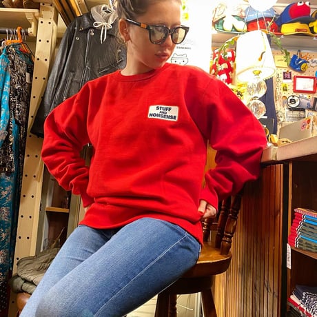 [Naughty] STUFF&NONSENSE HEAVY CREW SWEAT