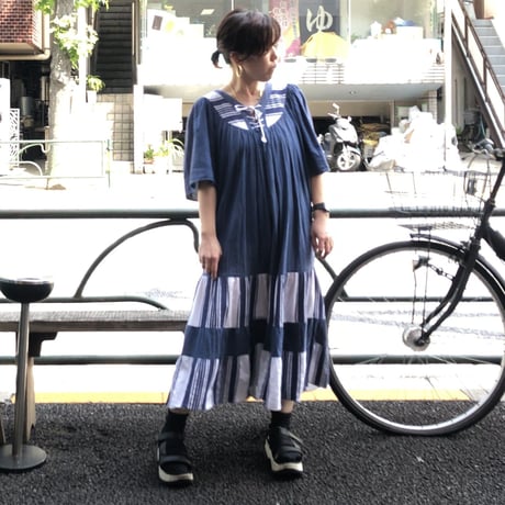 [USED] 爽やか〜COTTON フレアワンピース