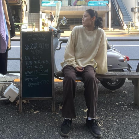 [USED] ブラウン fake SUEDE PANTS