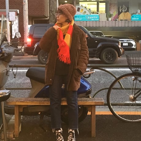 [USED] real suede!!大きめふわふわコート