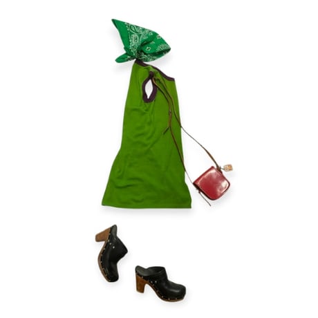 [USED] "Paul Smith" ノースリーブニットワンピース💚