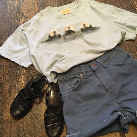 [USED] THE MOUNTAIN ラッコフォトtee