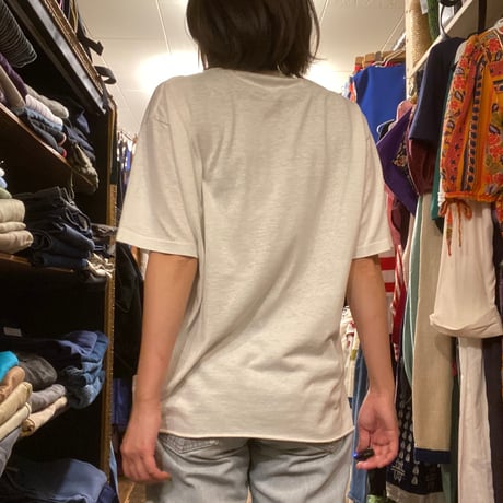[USED] ゆるプリント 猫 tee