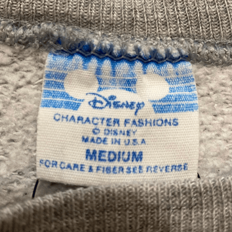 [USED] 80's Mickey SWEAT -MIDIUM GREY-