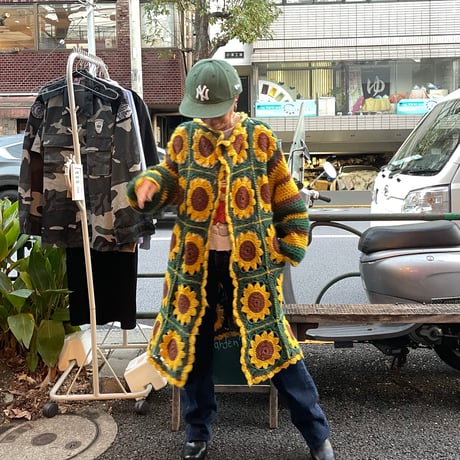 [USED]ひまわり🌻 ニットガウンコート