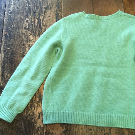 [USED]  ミントグリーンのOLDニット