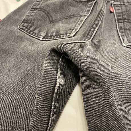 [USED] BLACK! Levi's 550  RELAXED FIT REGULAR  CUT OF