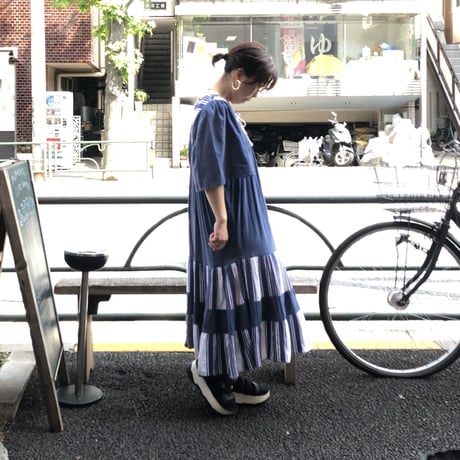 [USED] 爽やか〜COTTON フレアワンピース