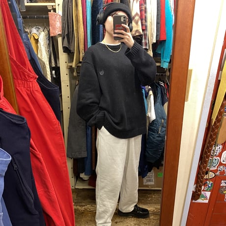 [USED] "CHAPS RALPH LAUREN" COTTON KNIT！