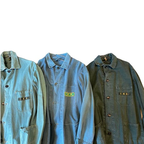 [USED] Euro VINTAGE work JKT GREEN  "C.K.K"
