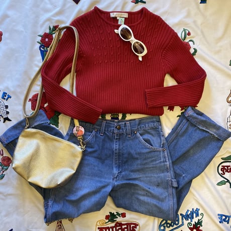 [USED] 真っ赤な COTTON  KNIT♡