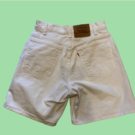 [USED]  Levis  Orenge tab WHITE DENIM ショーツ🤍