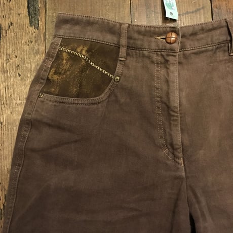 [USED] EURO ブラウンテーパードPANTS