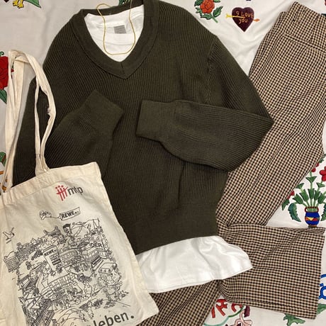 [USED] 80's EURO ARMY KNIT！