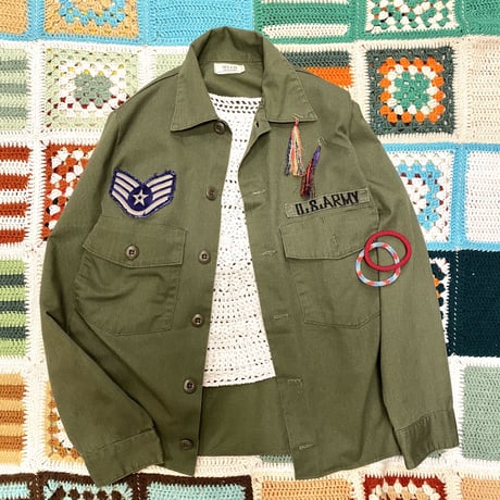 [USED] US ARMY ファティーグシャツ ReSIZE!