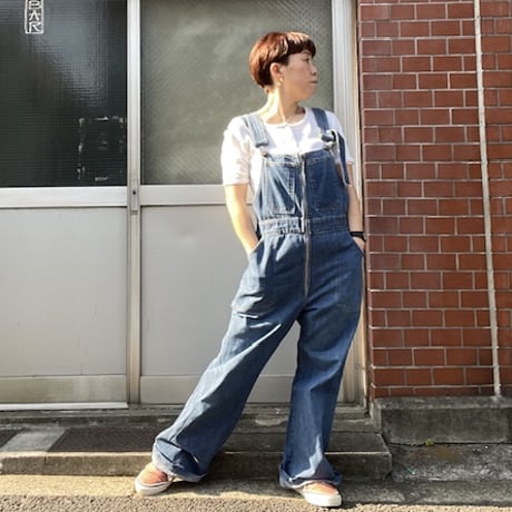 [USED]  vintage♡ DENIM  オーバーオール