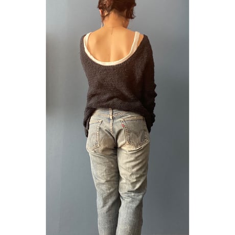 [USED] Abercrombie&Fich かぎ編み COTTON ニット