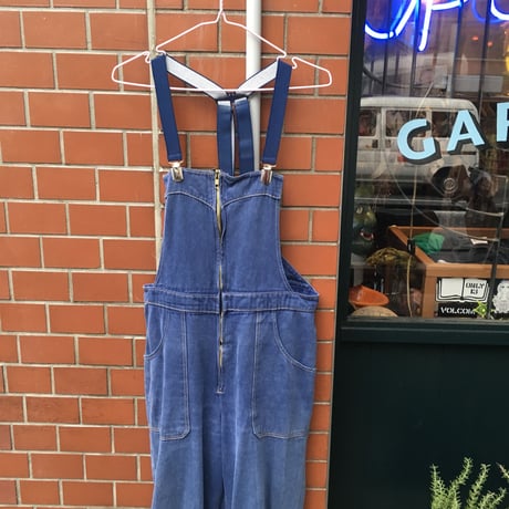 [USED]  vintage  EURO フロントチャックオーバーオール