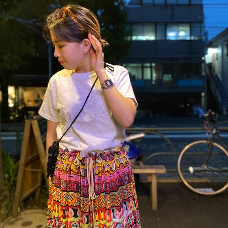 [USED] インド綿 夏柄スカート🌴🍉🌞