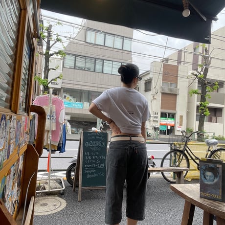 [USED] Euro Levi's 膝下 DENIM SHORTS orange tab BLK!🍊🖤