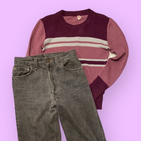[USED]ミニリブニット