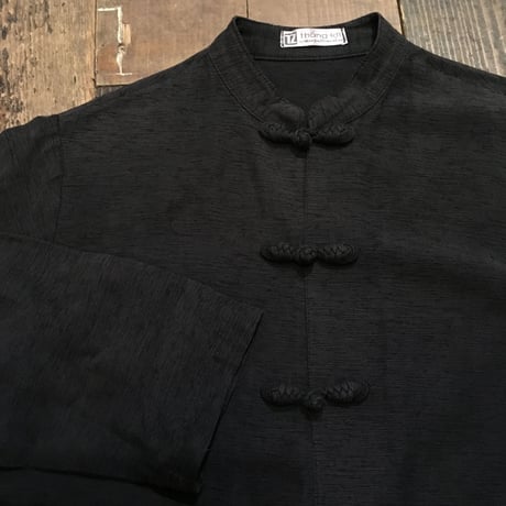 [USED] 質の良い BLACK CHINA SHIRTS
