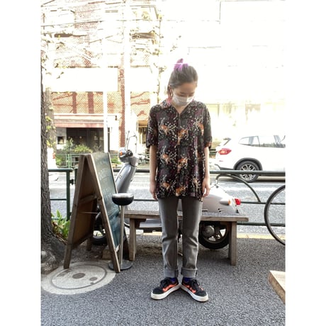 [USED]虎柄開襟シャツ